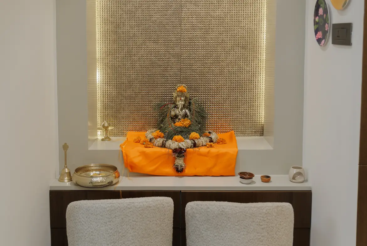 abhra villas puja room space